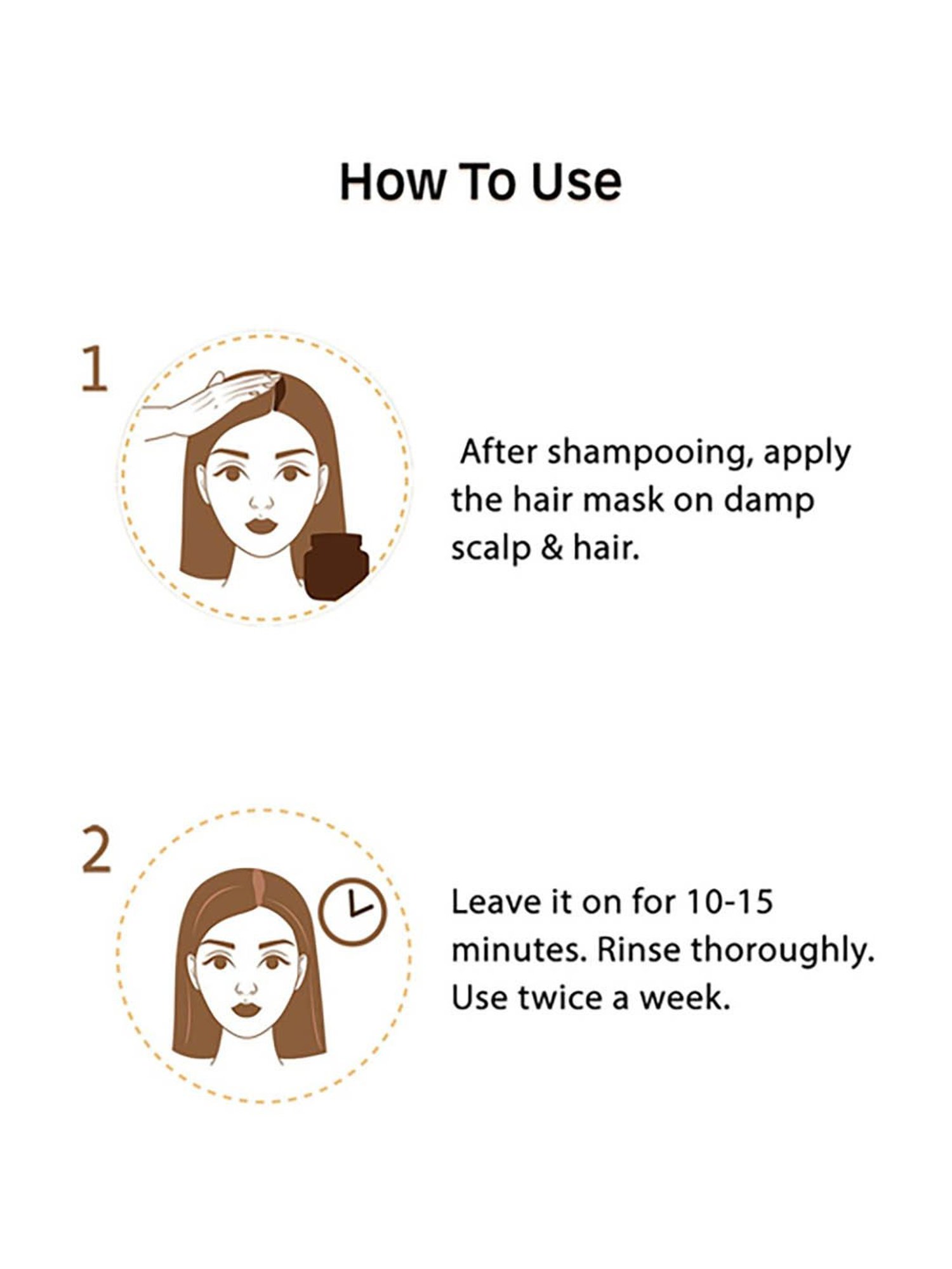 mCaffeine Naked & Raw Coffee Hair Mask - 200 gm