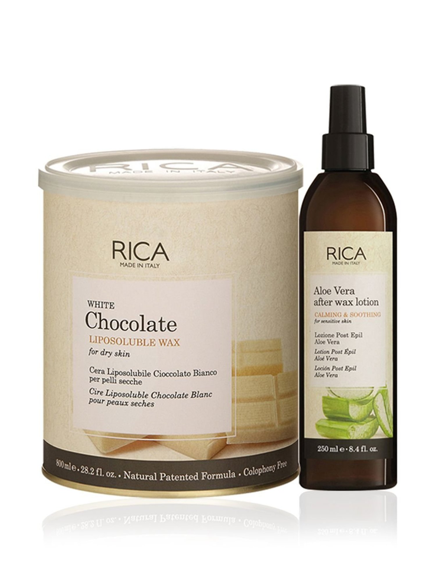 Rica White Chocolate Wax & Lotion Combo