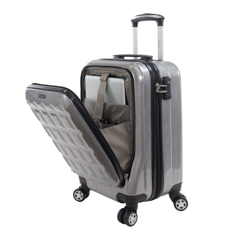 Chariot Travelware CH-513 Duro Suitcase - Brushed Gray