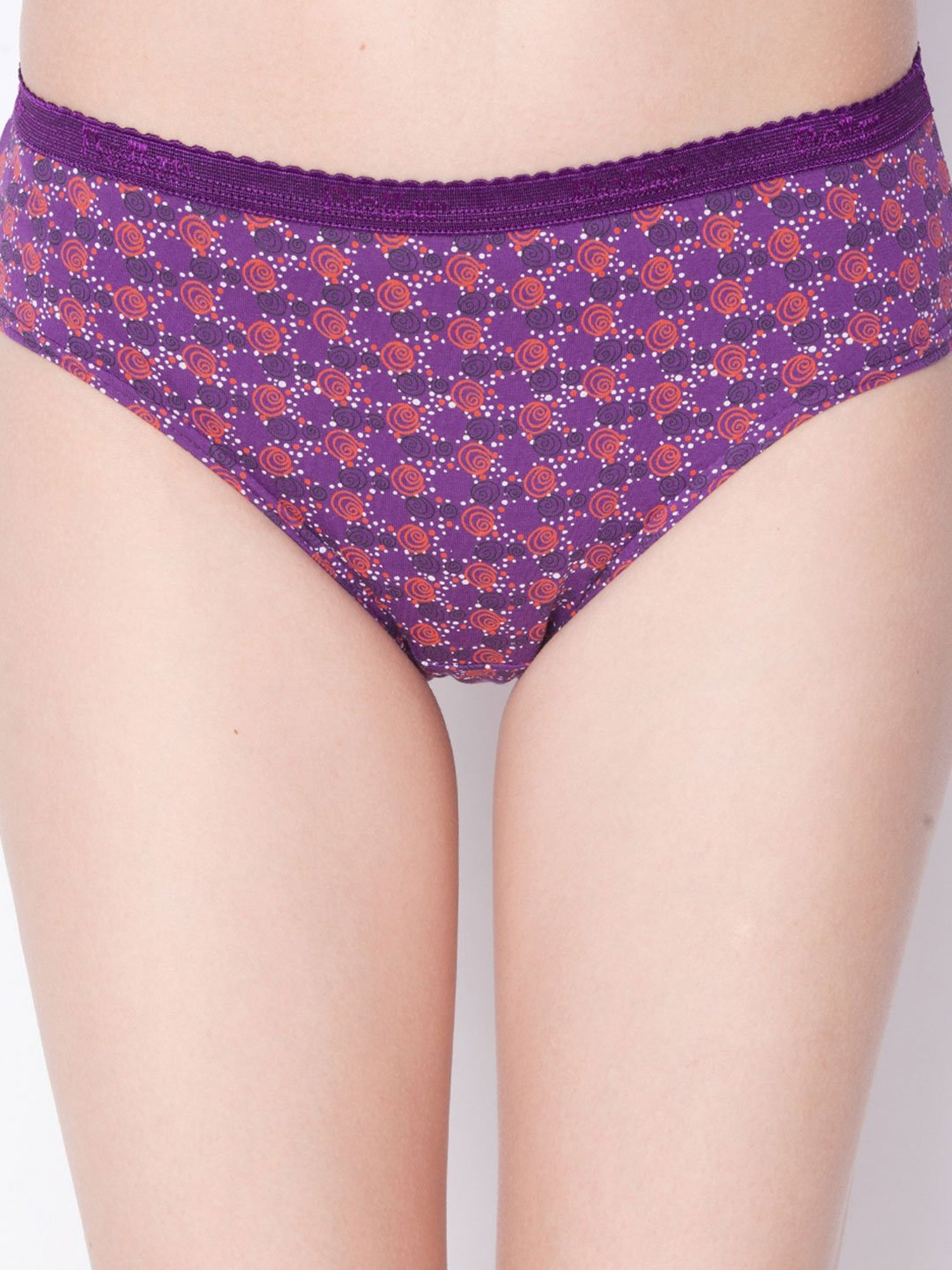 Dollar Missy Multicolor Printed Hipster Panty (Pack  of 12)