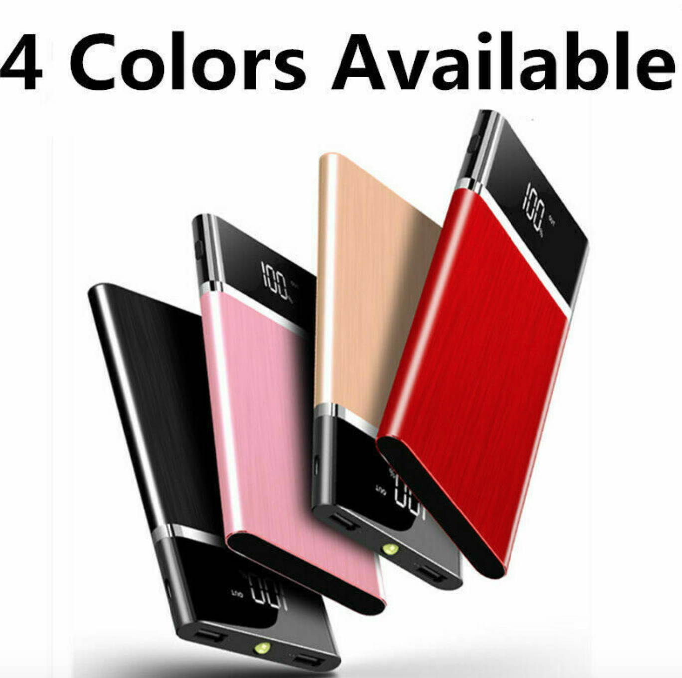 Ultra-thin Portable External Battery Huge Capacity Power Bank 900000mAh Charger