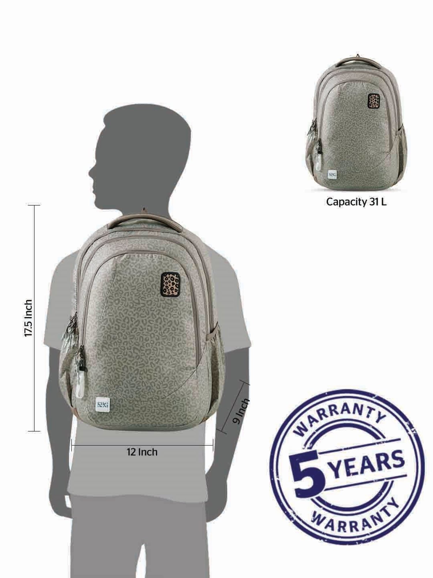 Wildcraft Blaze 30 Tan Backpack