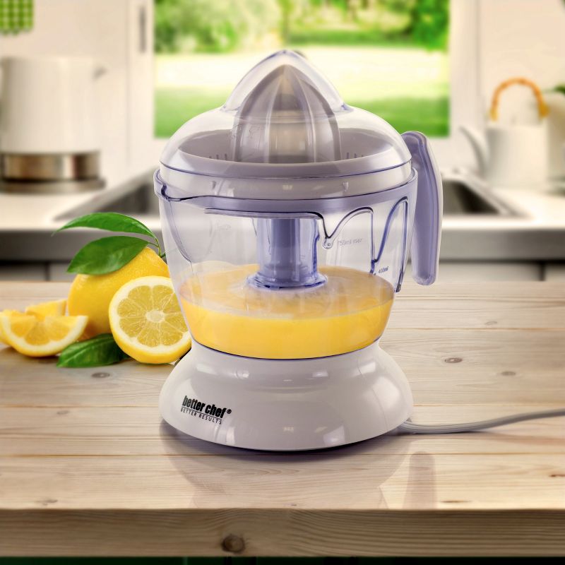Better Chef 25 Ounce Electrical Citrus Juicer in White