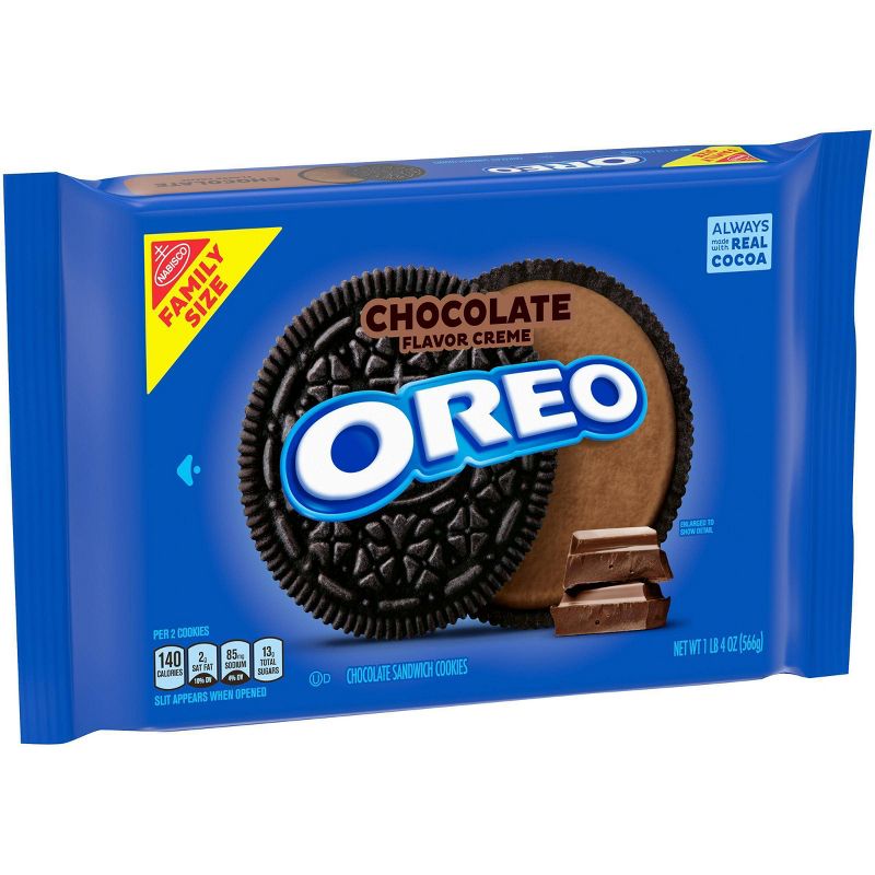 Oreo Chocolate Family Size Sandwich Cookies - 20oz