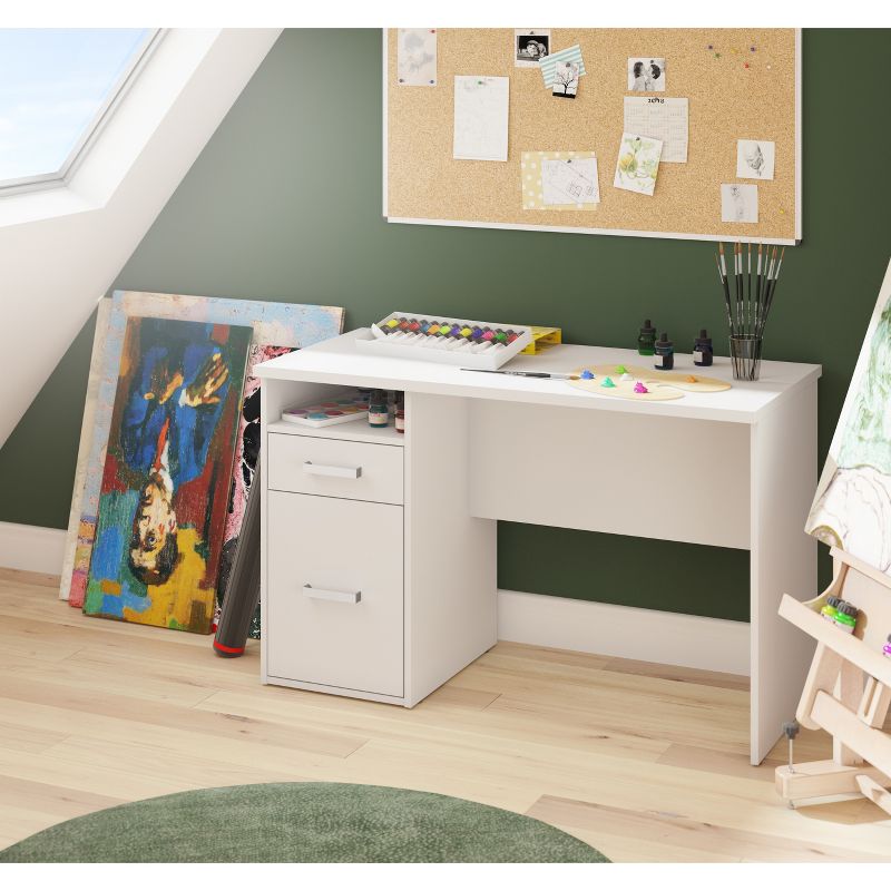 47" Optimum Computer Desk White - Bestar