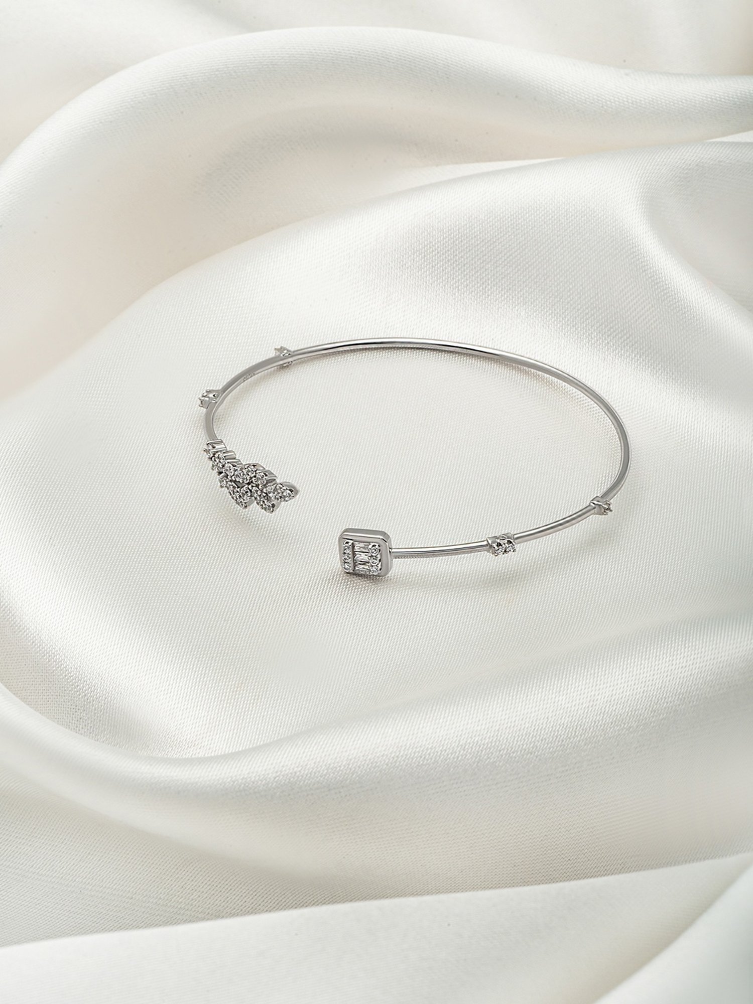 Silberry 92.5 Sterling Silver Florence Kada