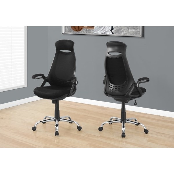 Monarch Adjustable High Back Office Chair in Black