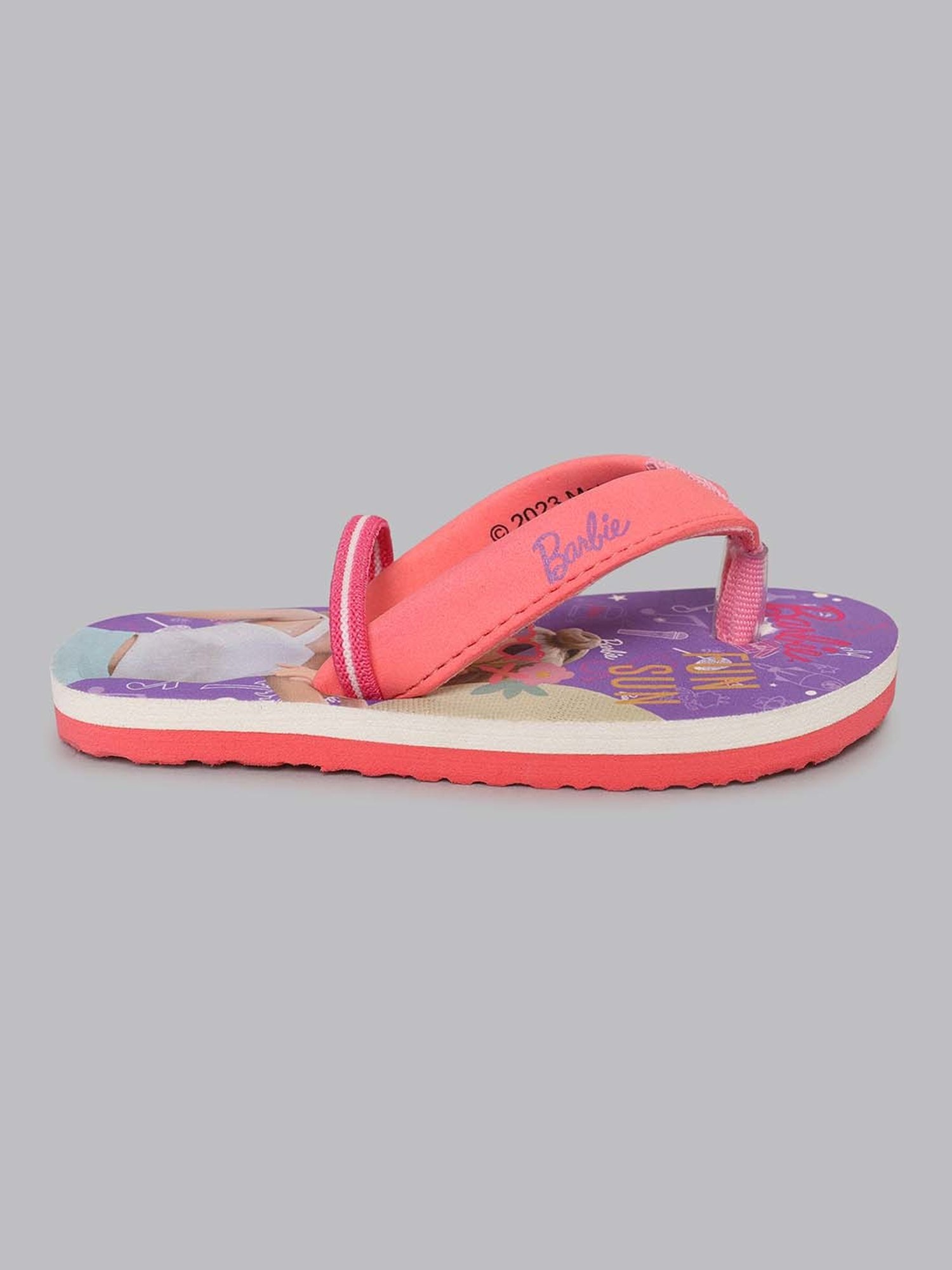 Passion Petals Kids Pink Sling Back Clogs