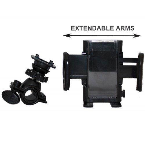 Xenda Universal Rotating Bicycle Mount Bike Handlebar Cell Phone Holder for HTC Radar - HTC Windows Phone 8X - HTC HD7S - HTC Nexus One