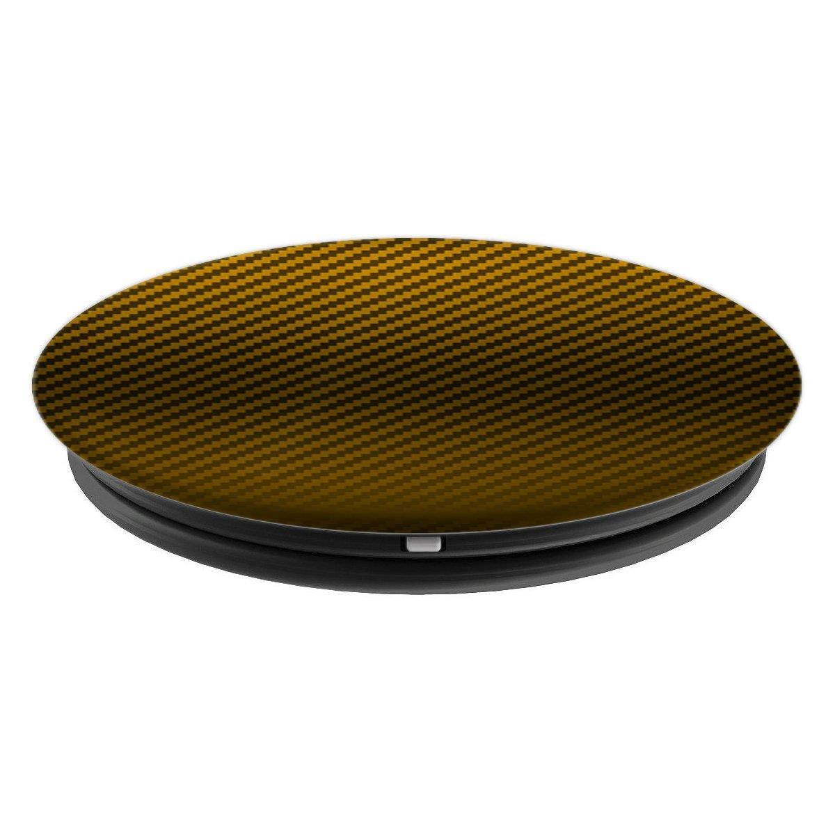 Carbon Fiber Weave Black And Orange For Back To School