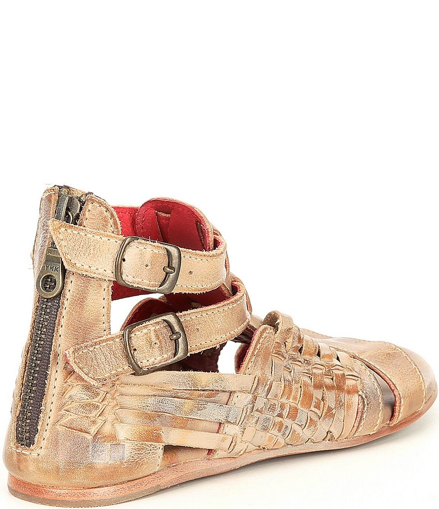 Bed Stu Claire Leather Flat Sandals