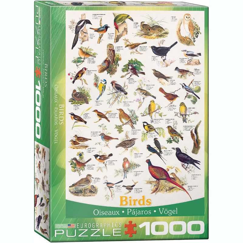Eurographics Inc. Birds 1000 Piece Jigsaw Puzzle