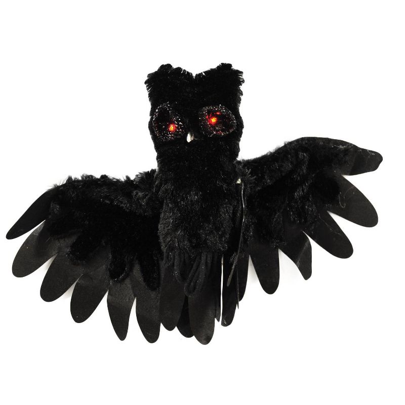 Halloween Animated Owl Decor