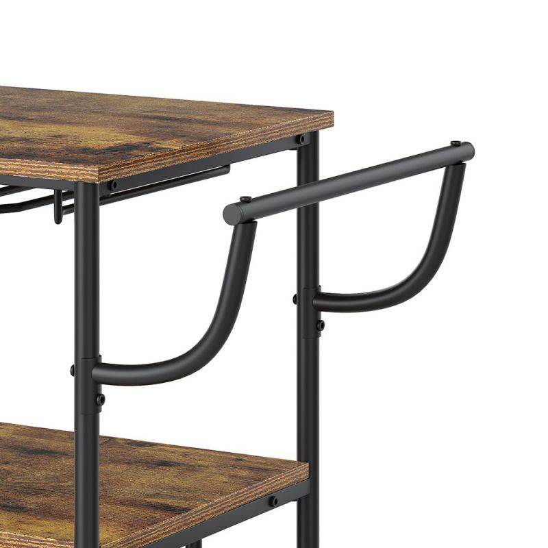 1PC Multifunctional Kitchen Storage Rack Nails Free Design Cupboard Hanging Hooks Wine Coffee Cup Storage Holder Dishes Racks