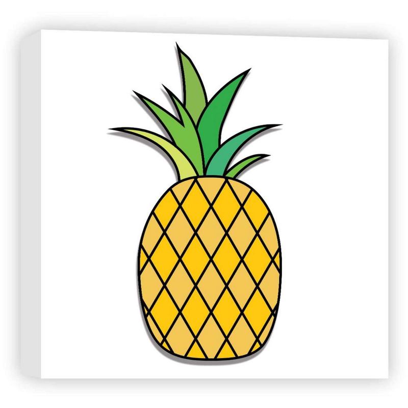 16" x 16" Sweet PineappleDecorative Wall Art - PTM Images