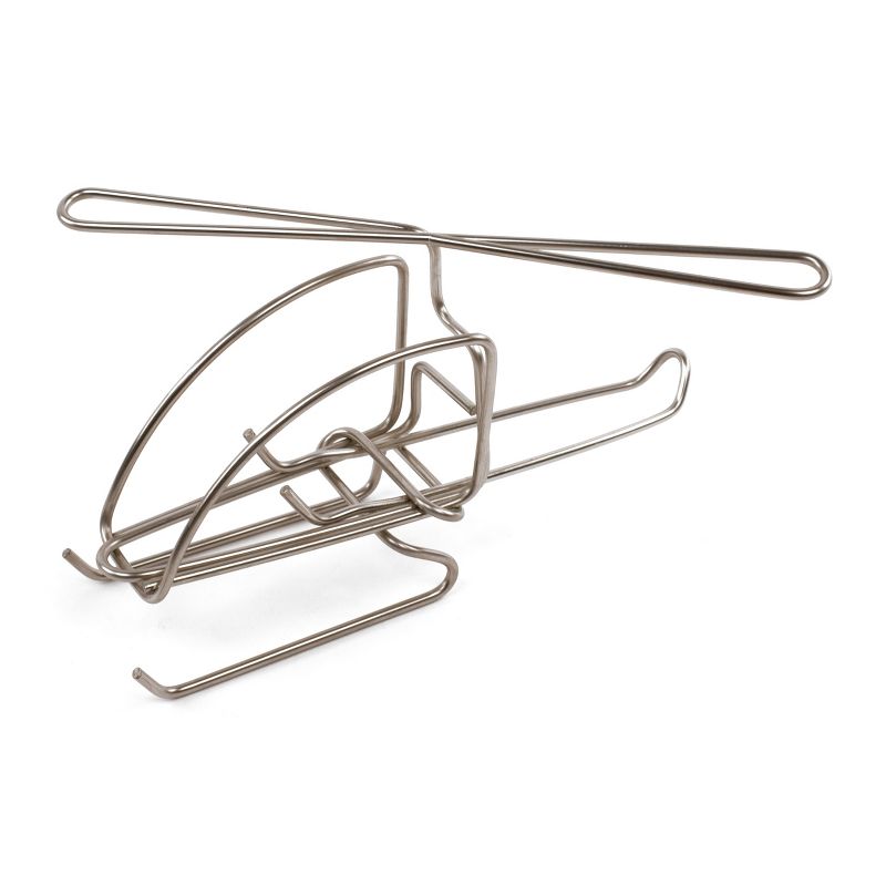 Design Ideas Wire Helicopter Puzzle - Desk Accesory and Creative Wire Puzzle - Silver, 9.5" x 7" x 4.5"
