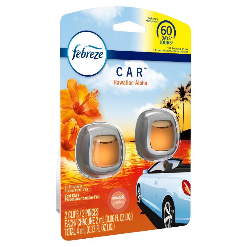 Febreze Car Freshener - Hawaiian Aloha - 0.13oz