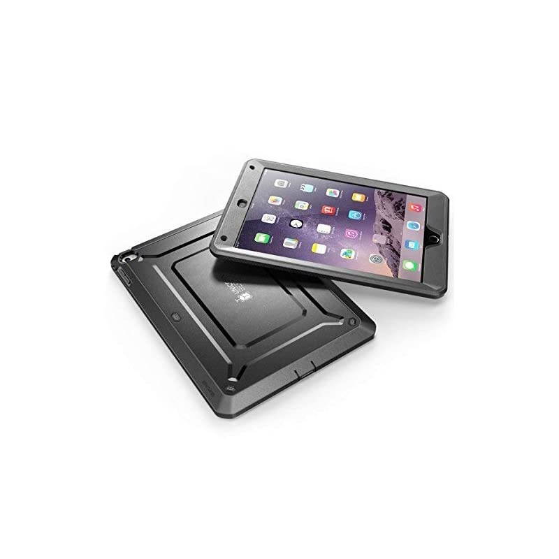 Unicorn Beetle PRO Series Heavy Duty Case for iPad Air 2 2nd Generation 2014 Release Fullbody Rugged Hybrid Protective Case with Builtin Screen Protector Black