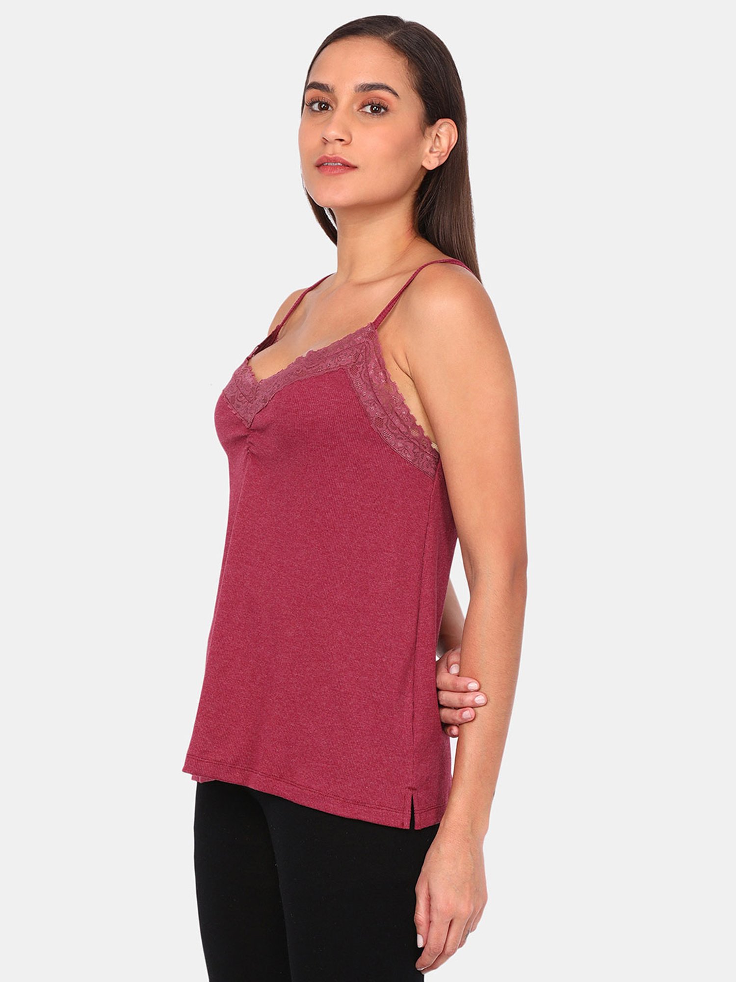 Zivame Red Relaxed Fit Camisole