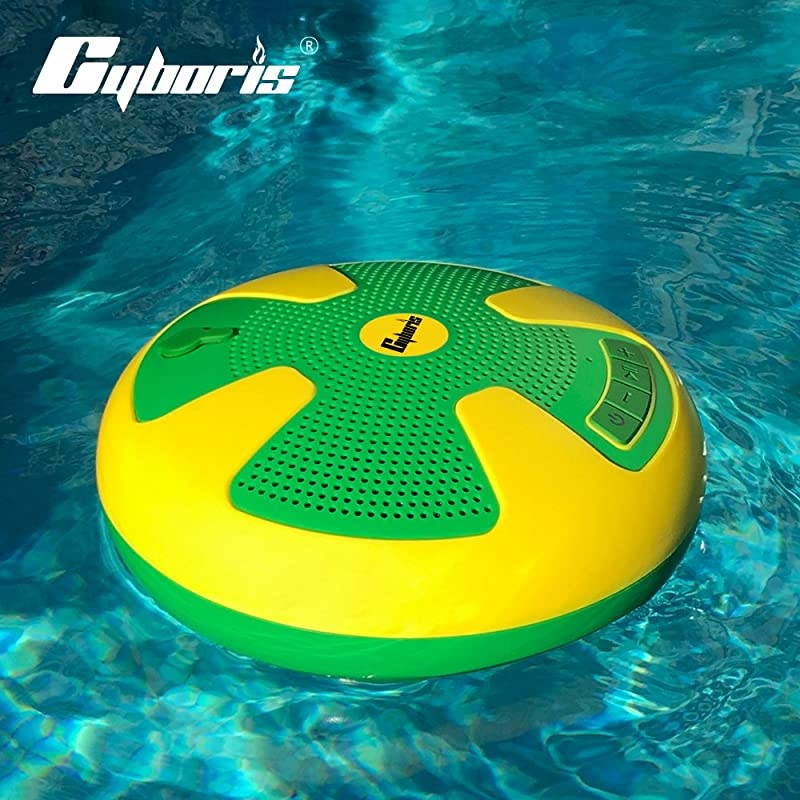 IPX7 Waterproof Outdoor Bluetooth Speaker Swimming Pool Floating Portable Mini Speakers Wireless 5W with Microphone amp TWS for Beach Bathroom Home Shower Black White