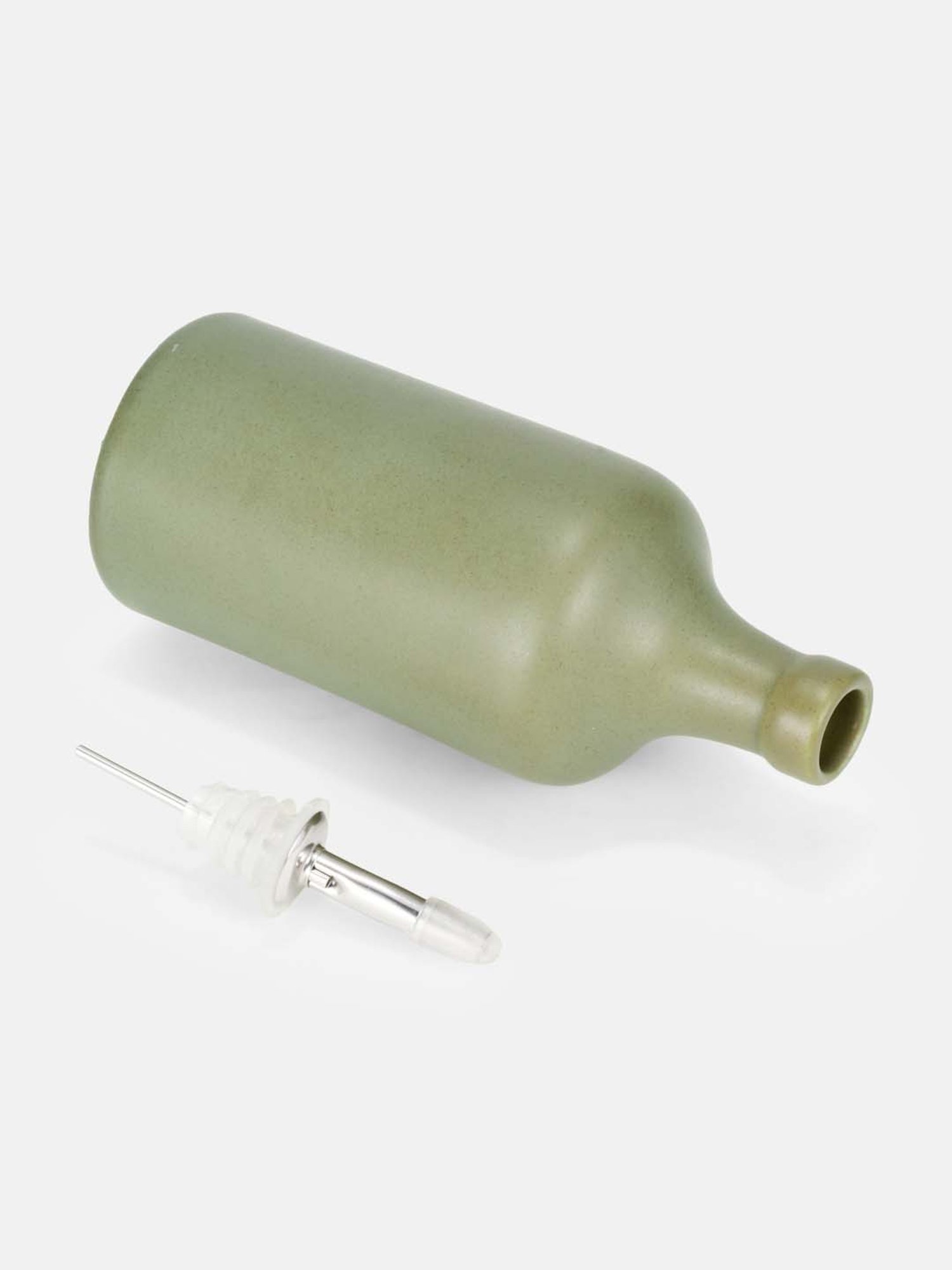 COLE & MASON White & Beige Ceramic Pourer - Set of 1