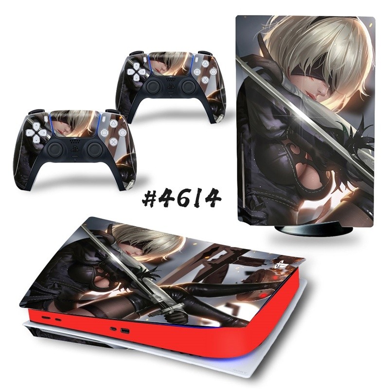 NieR Automata PS5 Disc Skin Sticker Protector Decal Cover for PlayStation 5 Console & Controller PS5 Disk Skin Sticker Vinyl