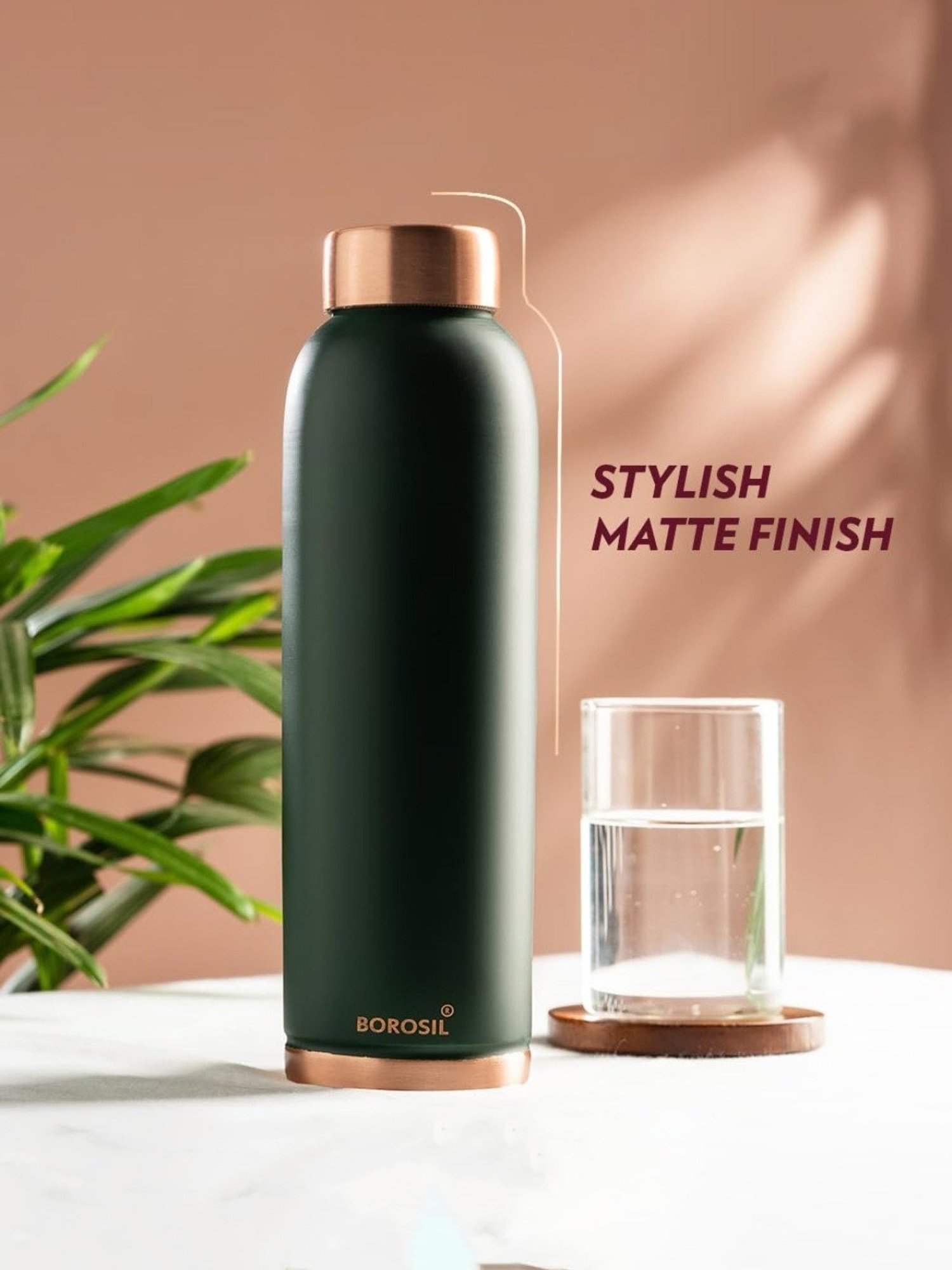 Milton Elfin Silver Stainless Steel Insulated Water Bottle (160 ml) - Set of 1