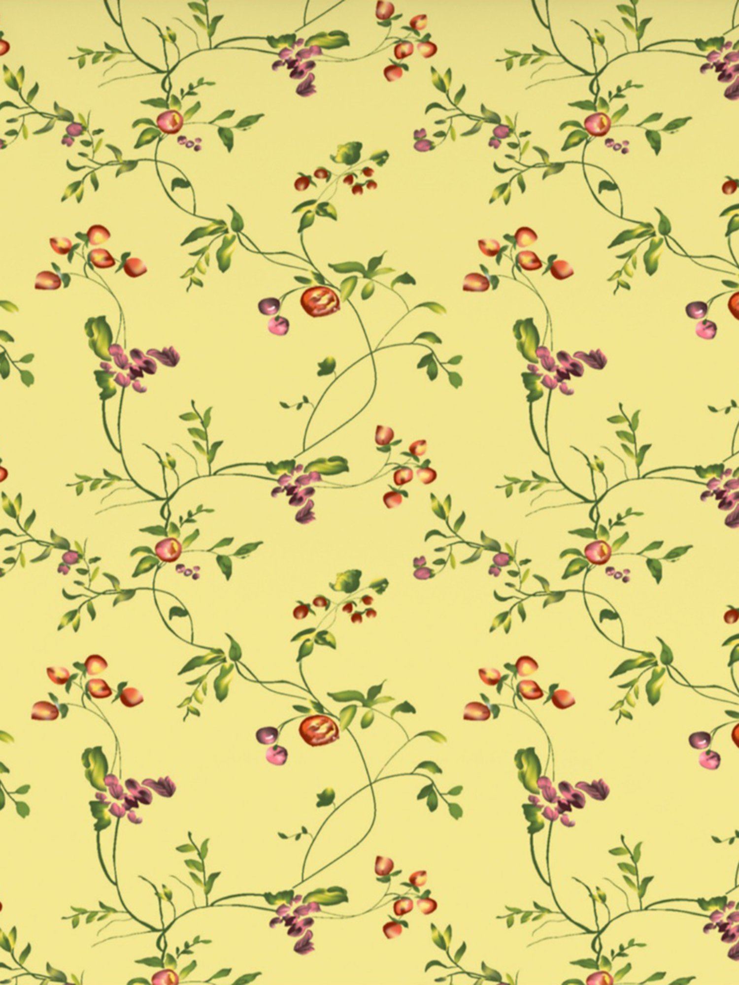 Spaces Floral Yellow 144 TC Cotton Double Quilt