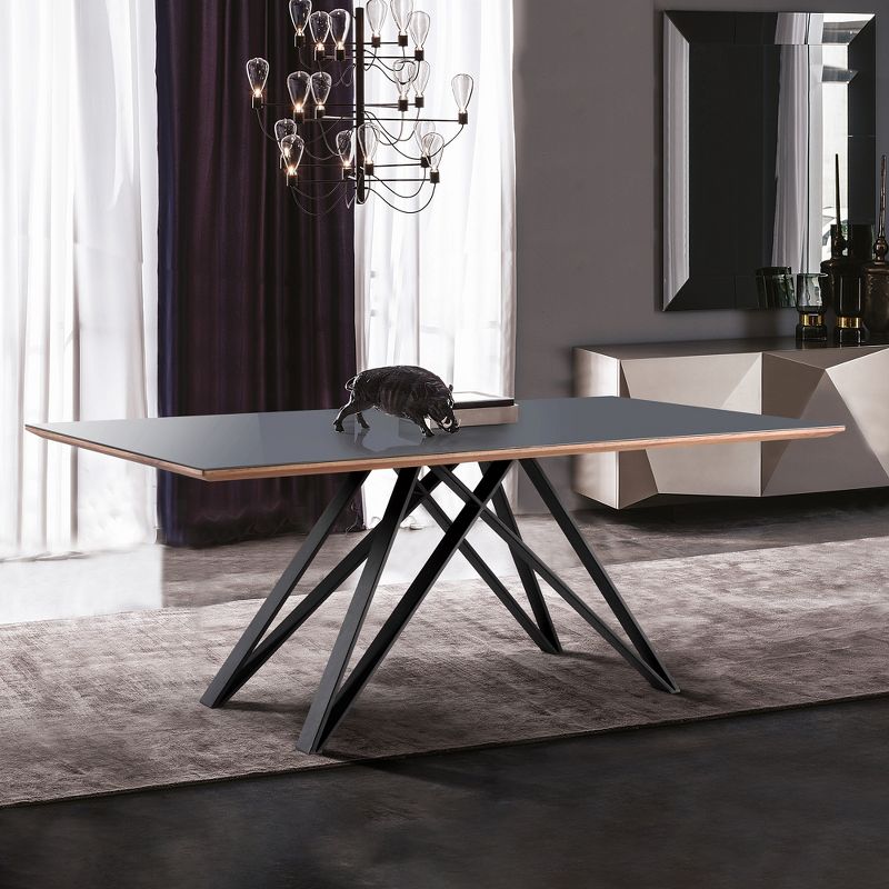 Urbino Mid-Century Dining Table Walnut - Armen Living