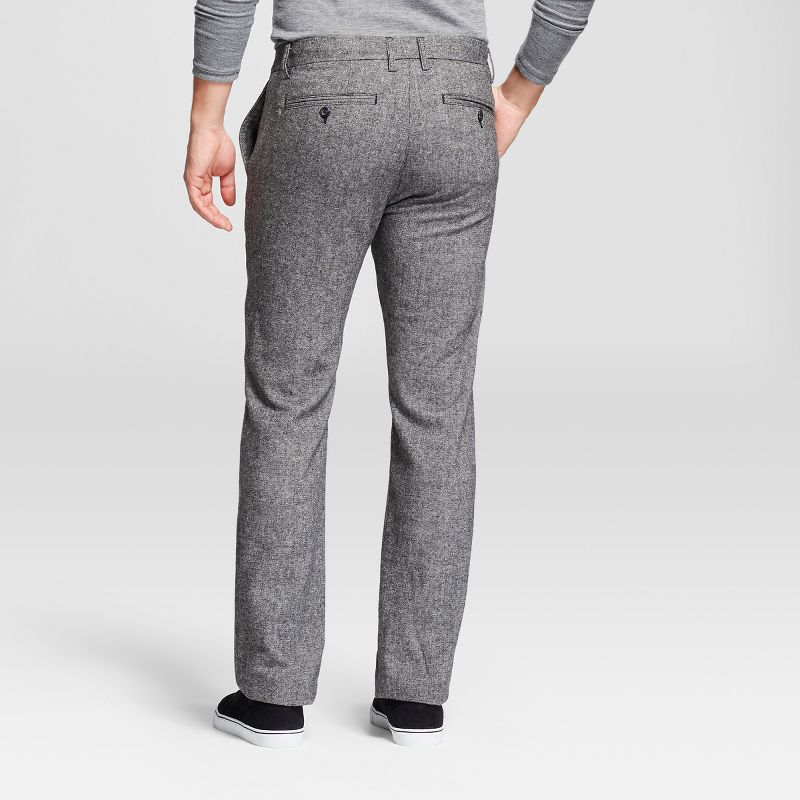 Men's Straight Fit Trousers - Goodfellow & Co™ Gray  36x32