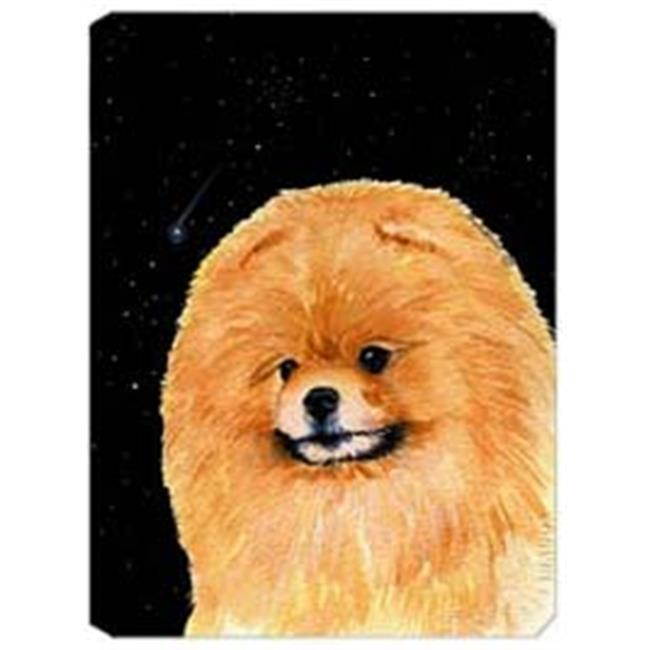 Starry Night Pomeranian Mouse Pad / Hot Pad / Trivet