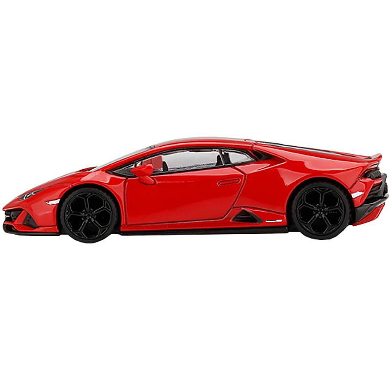 Lamborghini Huracan EVO Rosso Mars Red Limited Edition to 2400 pieces Worldwide 1/64 Diecast Model Car by True Scale Miniatures