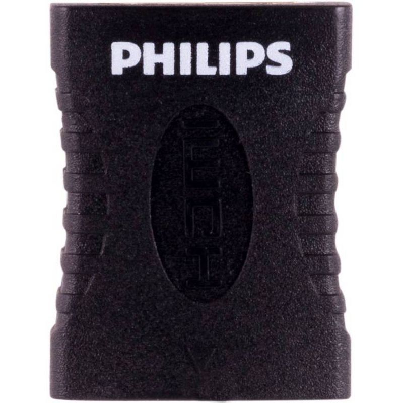 Philips HDMI Cable Extension Adapter, Full HD 1080P & 4K - Black
