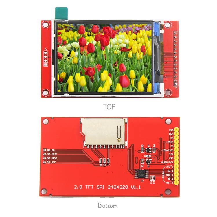 2.8 inch SPI LCD screen module 240*320 TFT module ILI9341 occupies at least 4 IO