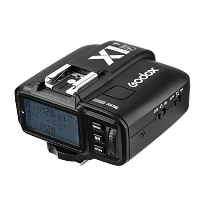 godox x1tf ttl strobe trigger 1/8000s hss 32 channels 2.4g wireless lcd flash trigger transmitter for fuji fujifilm cameras