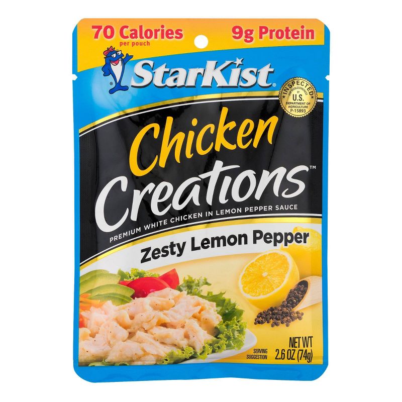 StarKist Chicken Creations Zesty Lemon Pepper chicken - 2.6oz