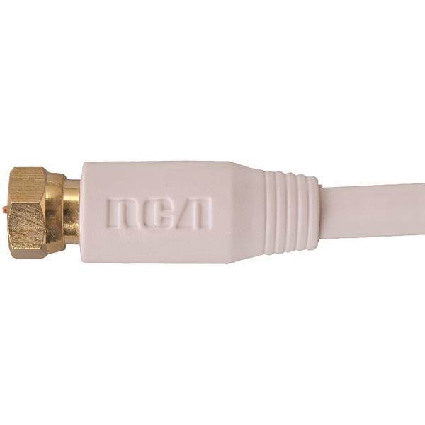 RCA 6 Ft. White Digital RG6 Coaxial Cable VH606WHR