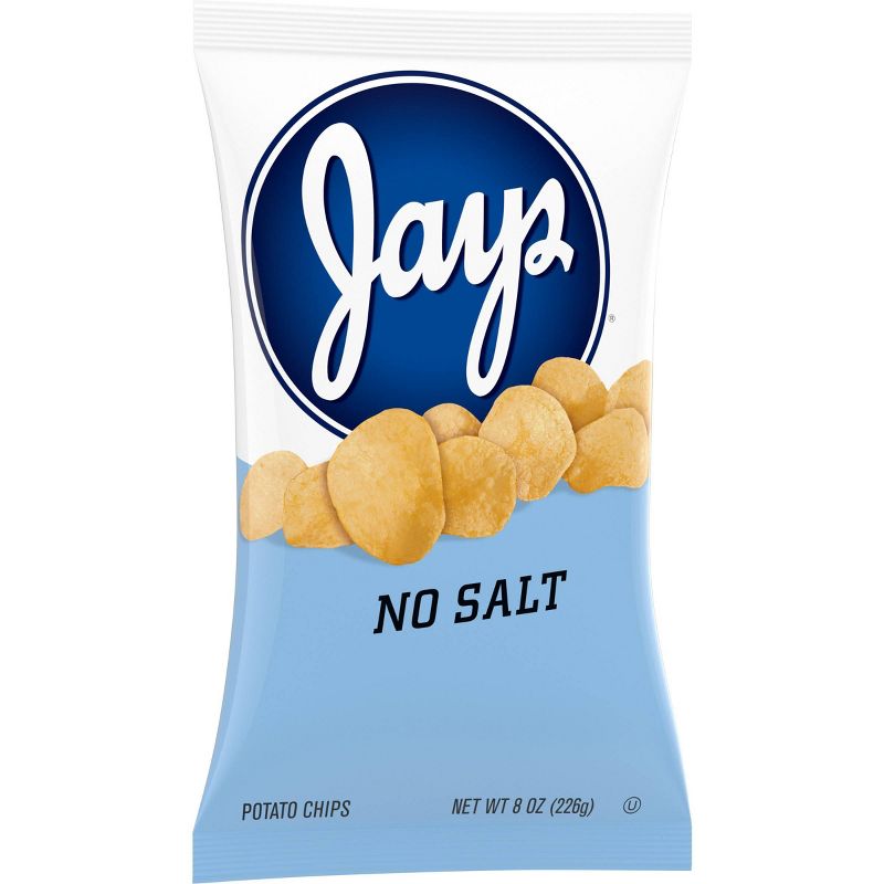 Jays No Salt Potato Chips - 8oz