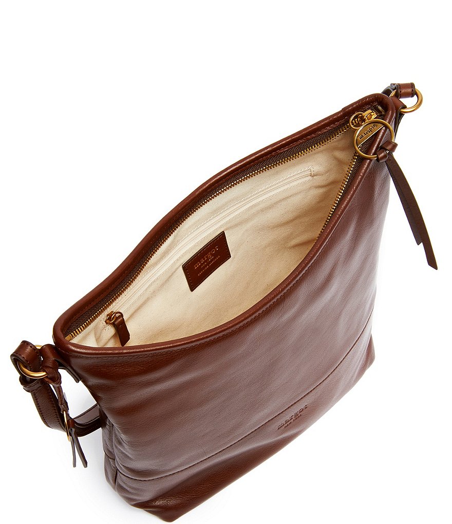 Margot Chester Leather Hobo Crossbody Bag