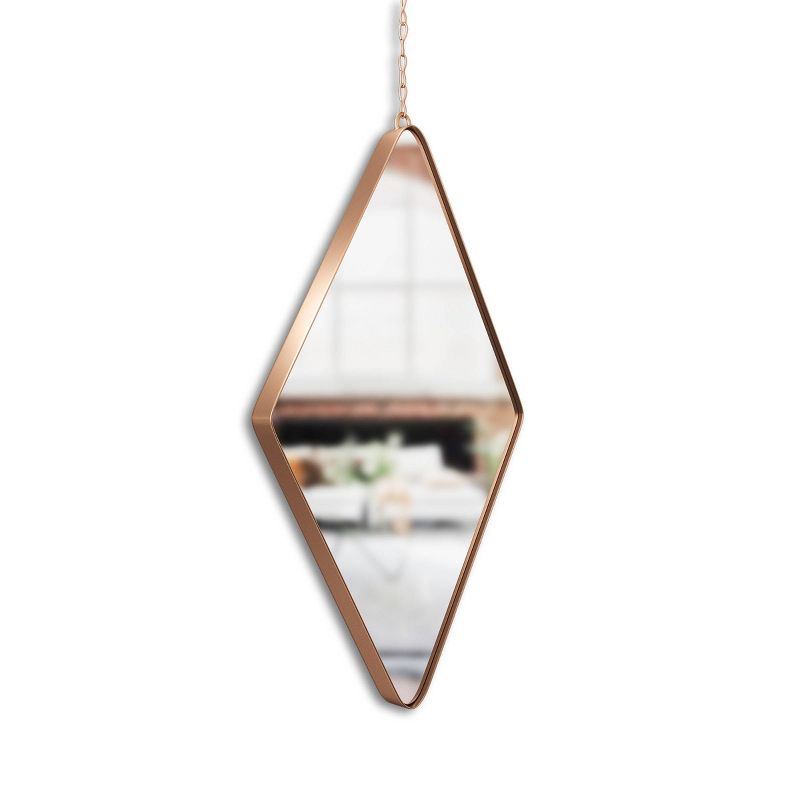 Set of 3 Dima Diamond Wall Mirror Copper - Umbra