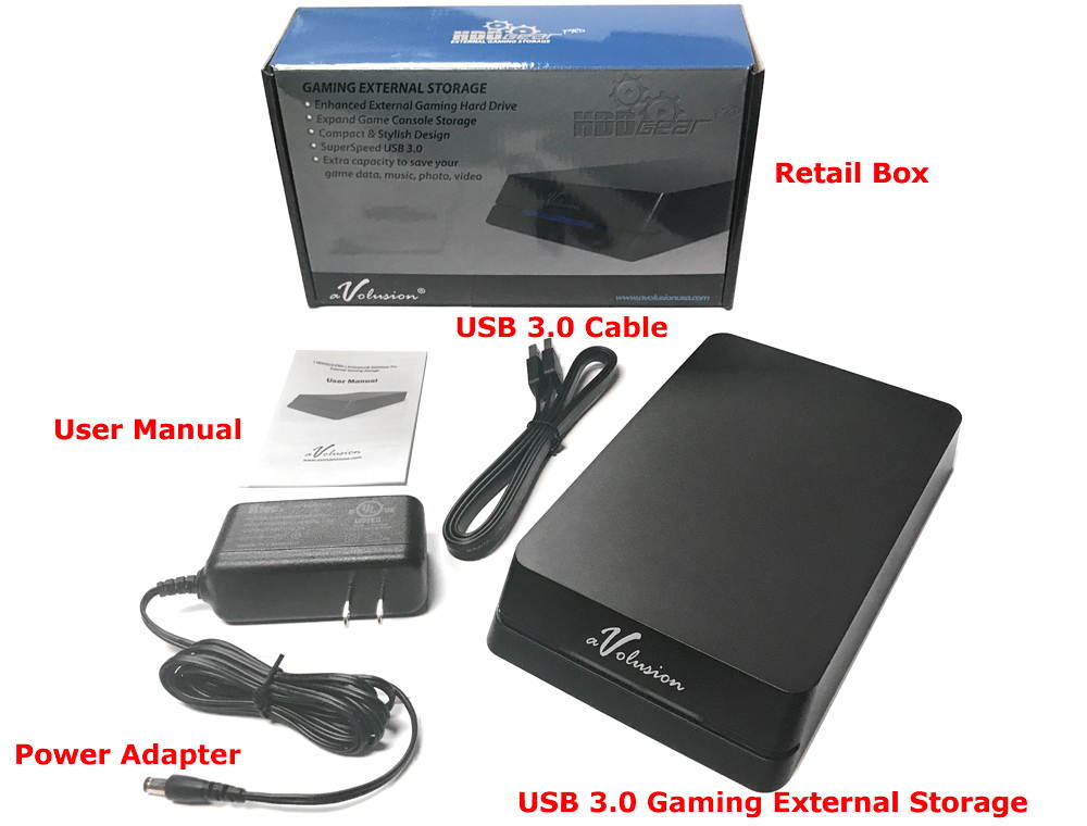 Avolusion HDDGear Pro 6TB (6000GB) 7200RPM 64MB Cache USB 3.0 External Gaming Hard Drive (for Xbox ONE X/S, Pre-Formatted) - 2 Year Warranty