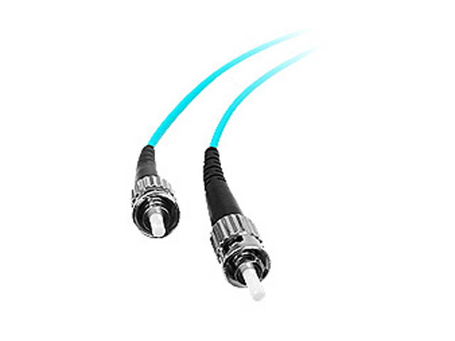 SIIG CB-FE0T11-S1 6.56 ft. (2m) 10 Gb Aqua Multimode 50/125 Duplex Fiber Patch Cable SC/ST