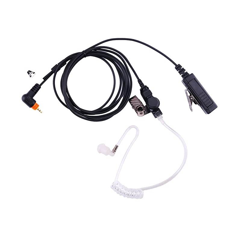 Earpiece Headset for Motorola SL300 SL7550 7580 7590 SL4000 SL3500e SL1K SL1M Walkie Talkie 2 Way Radio,with Acoustic Tube Earpiece and Mic PTT