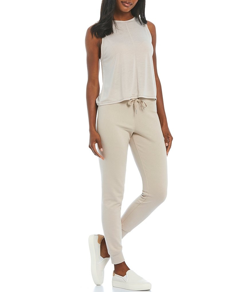 Calvin Klein Performance Relaxed Inset Crop Tank