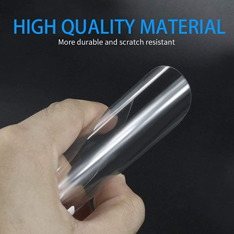 Car Rearview Mirror Waterproof Film, Anti Fog Film Anti-Glare Anti Mist Anti-Scratch Waterproof Rainproof Rear View Mirror Window Clear Protective Film-2Pcs