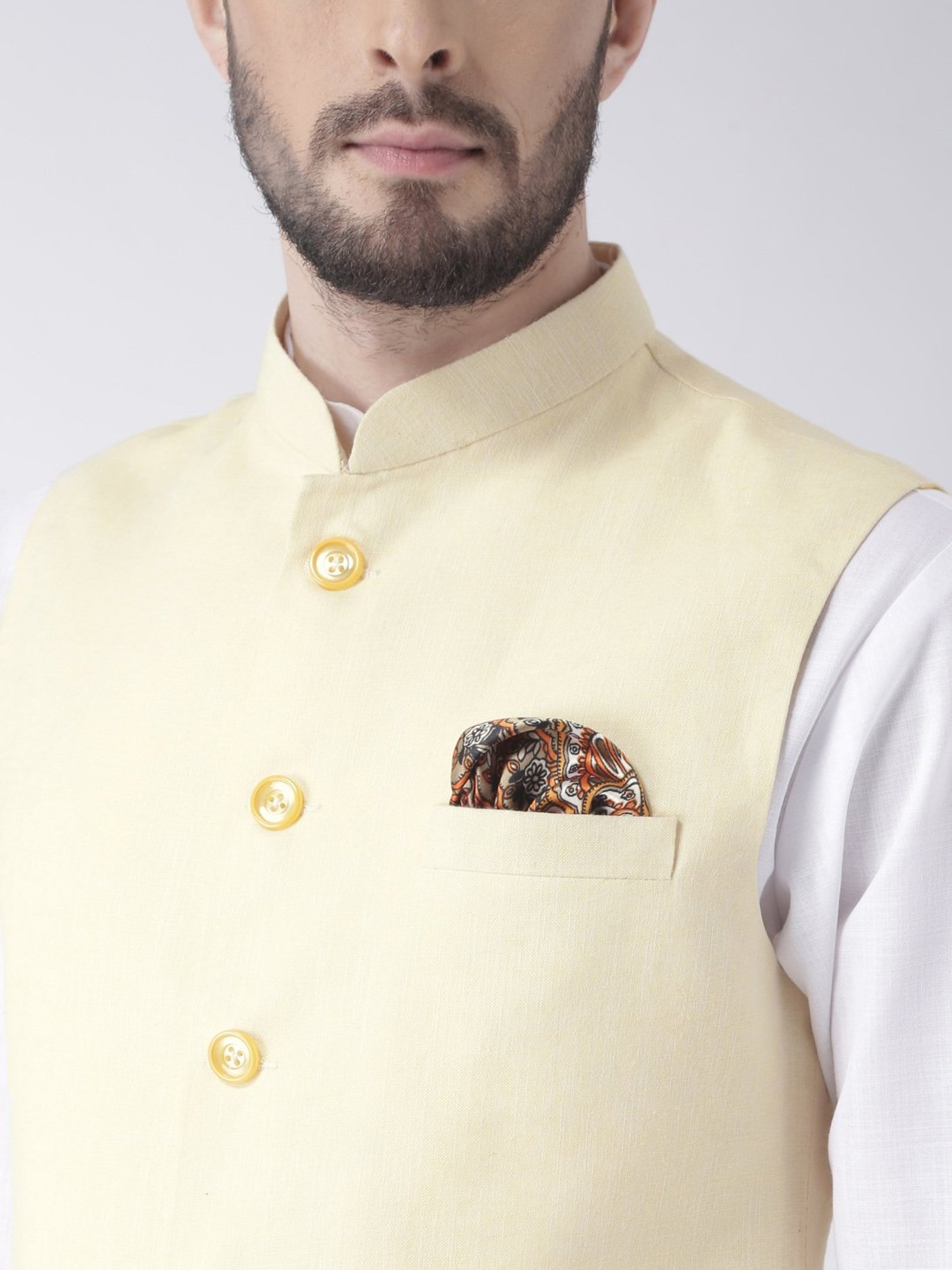 Vastramay White Cotton Straight Fit Embroidery Ethnic Suits