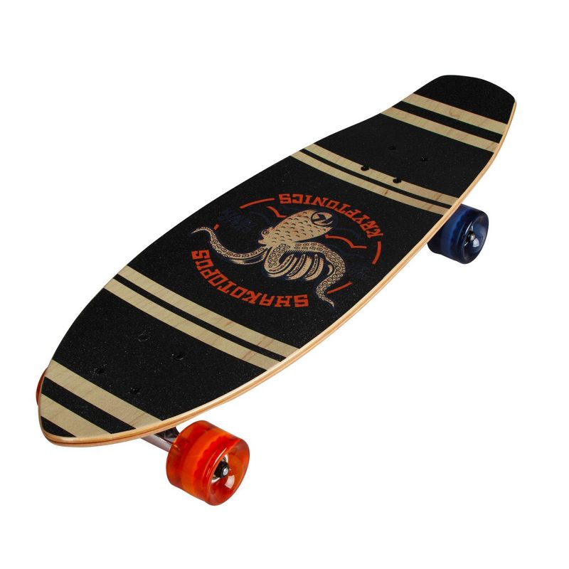 Kryptonics 27" Shakotopus Cruiser Board - Orange/Blue/Black