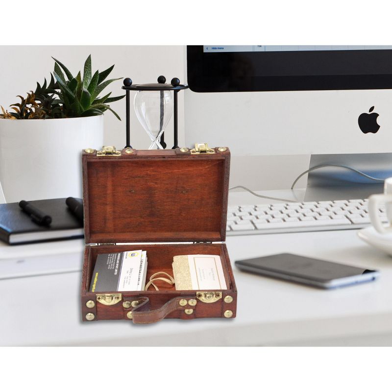 Vintiquewise Antique Style Small Mini Suitcase