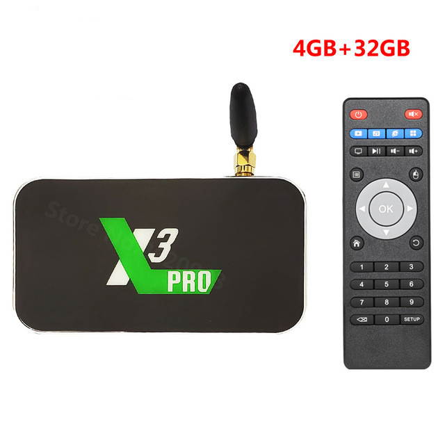 Yijianxi X3 PRO 4G 32GB Amlogic S905X3 Android 9.0 Smart TV Box 1000M 2.4G 5G Wifi Set Top Box 4K Media Player
