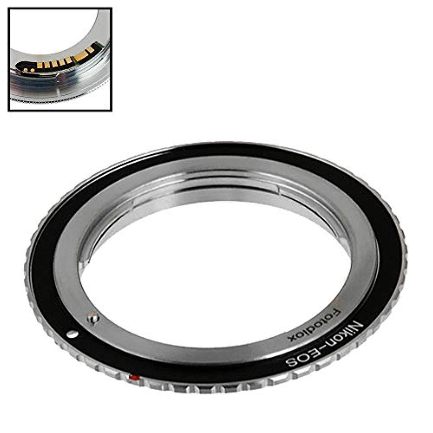 Fotodiox Lens Mount Adapter for Nikon F Mount Lens to Canon EF, EF-S SLR Camera
